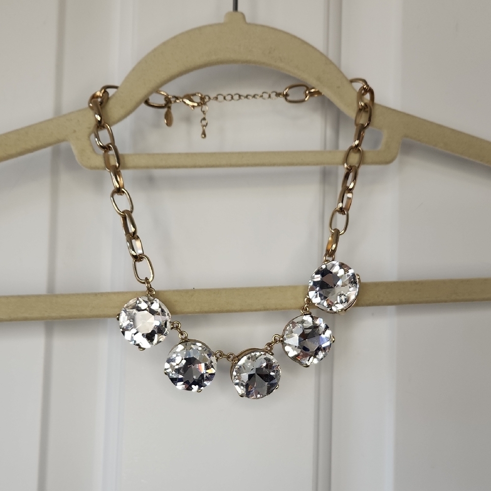 Express Gold Necklace with Silver Accents